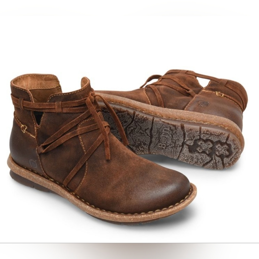 Born women's Tarkiln booties in glazed ginger.
